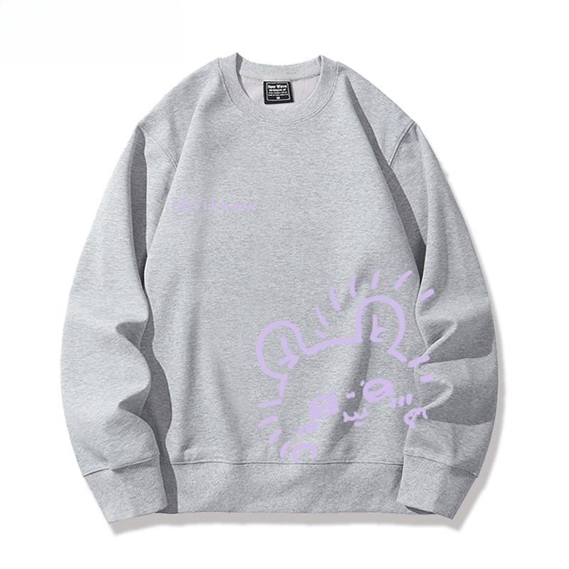 Chiikawa 聯名親子情侶裝 圓領長袖