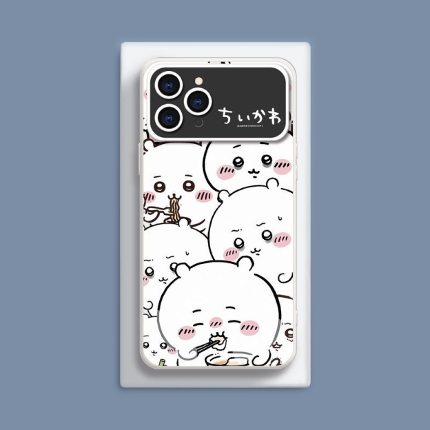 Chiikawa液態大視窗全包矽膠防摔軟殼-CASEZONE