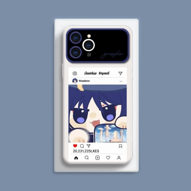 原神液態大視窗全包矽膠防摔軟殼-CASEZONE