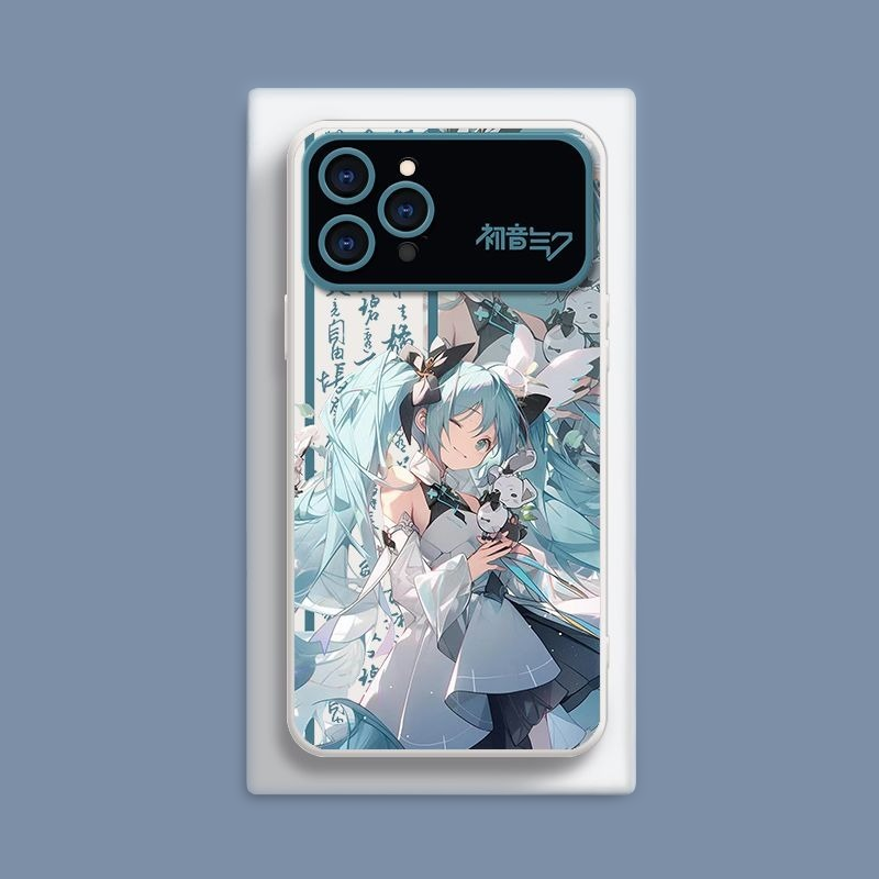 初音未來液態大視窗全包矽膠防摔軟殼-CASEZONE