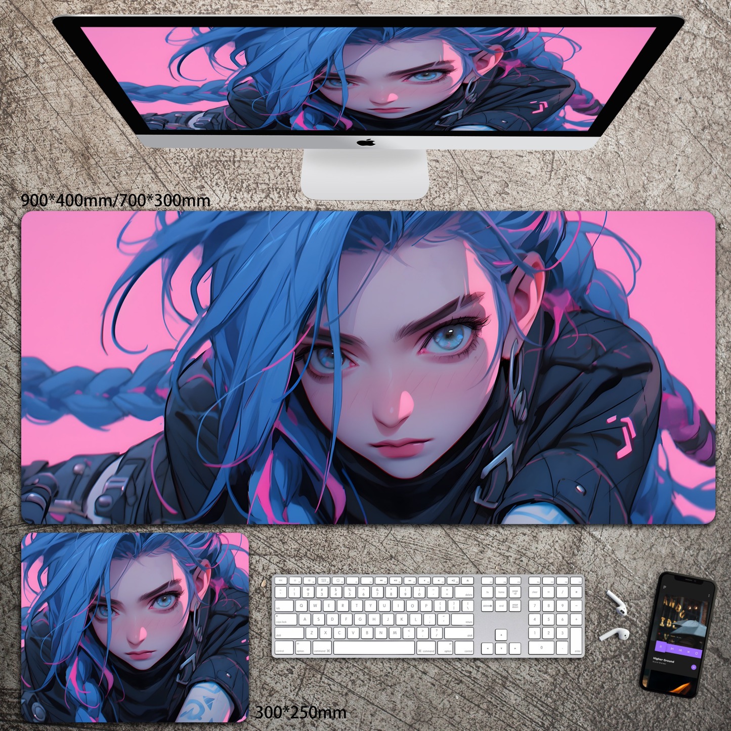 動漫系列 主題桌墊 布質滑鼠墊-CASEZONE