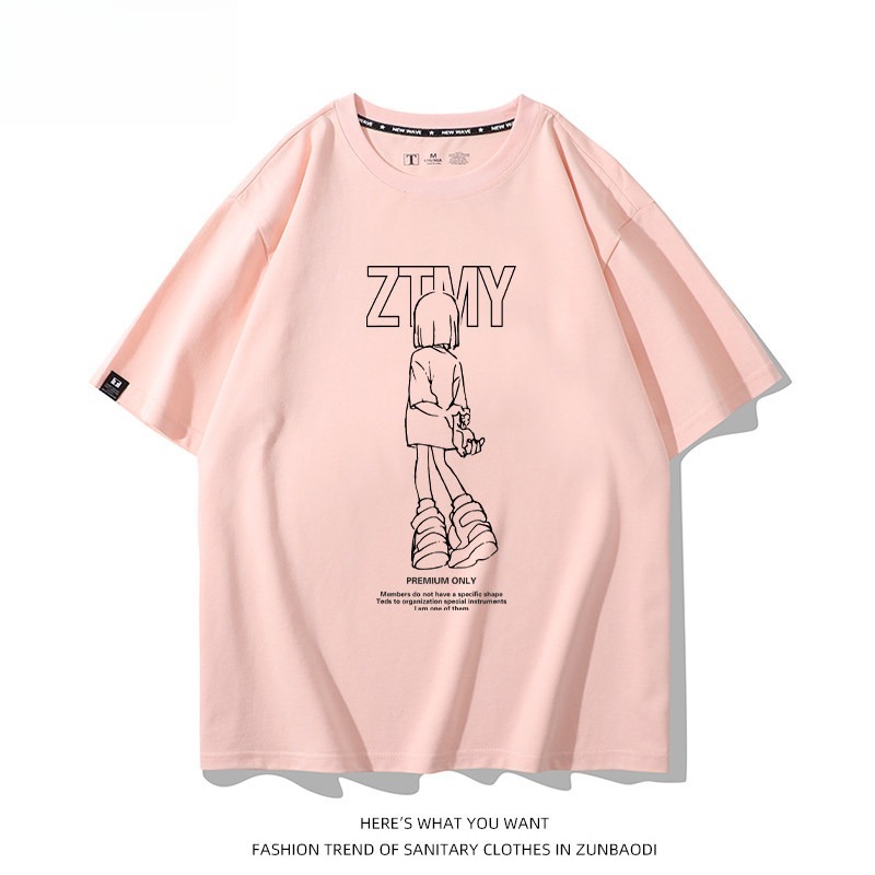 永遠是深夜有多好 2026親子情侶男女同款 印花短袖T恤