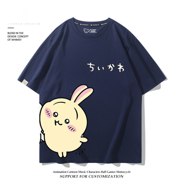 Chiikawa 2025親子情侶男女同款 印花短袖T恤-CASEZONE