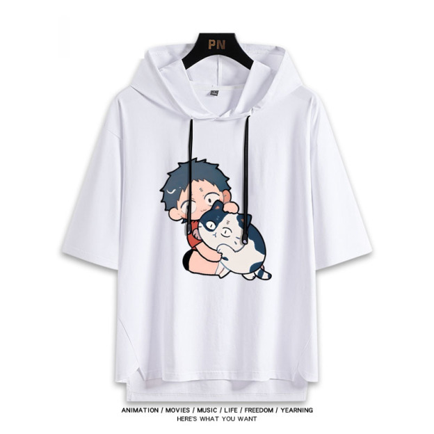 排球少年 連帽短袖T恤