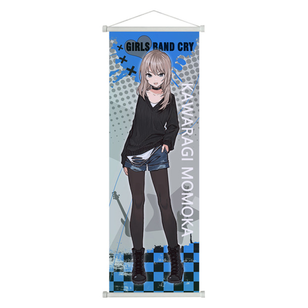 哭泣少女樂隊Girls Band Cry掛畫卷軸海報動漫周邊布畫裝飾畫DIY-ZUIHANG