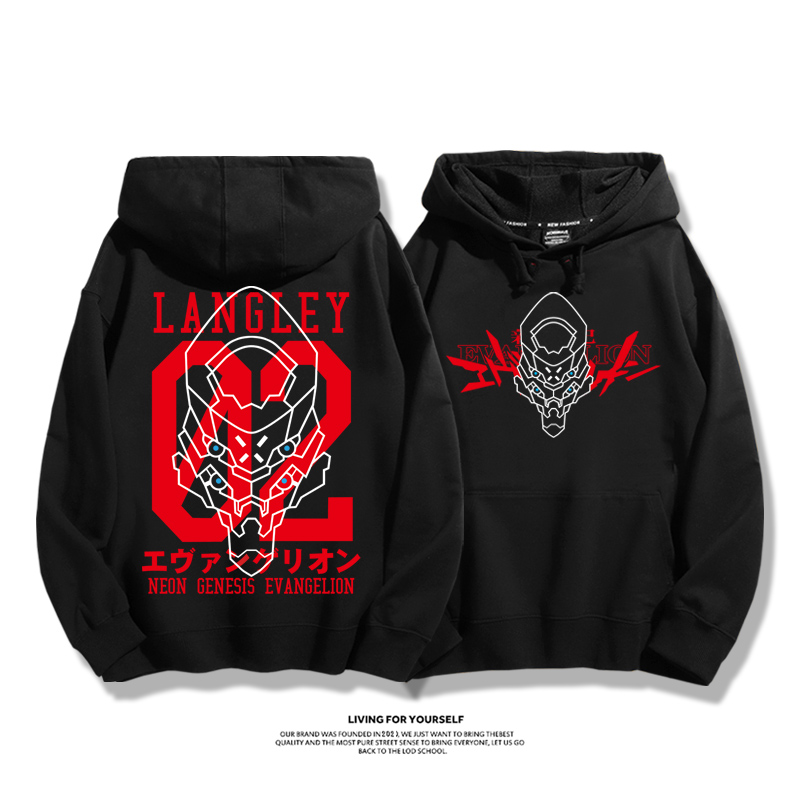 新世紀福音戰士新款 親子情侶男女款連帽衛衣-CASEZONE