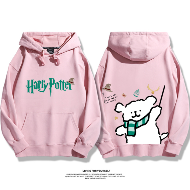 線條小狗 X 哈利波特聯名 親子情侶男女款連帽衛衣-ZUIHANG SHOP