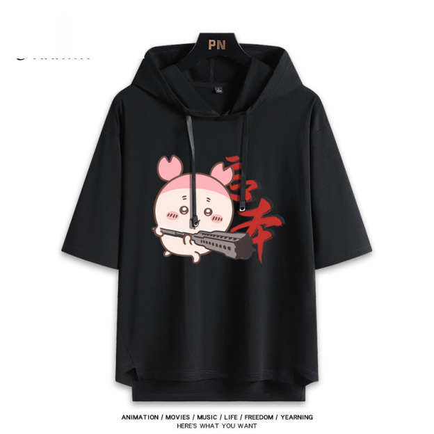 Chiikawa 忘本 連帽短袖T恤-ZUIHANG SHOP