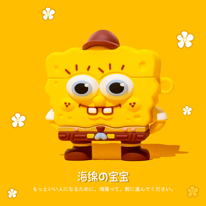 海綿寶寶AirPods耳機保護殼-CASEZONE