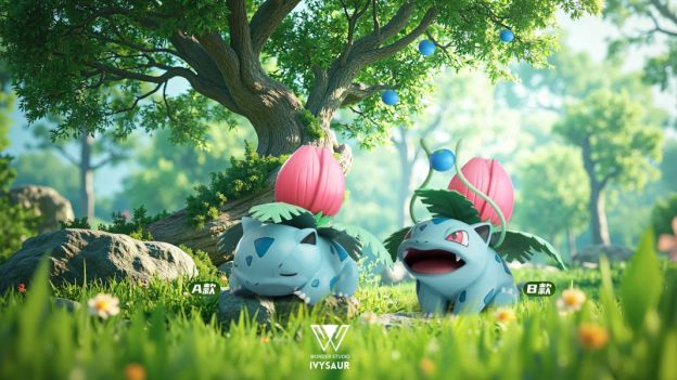 【預購】玩得Wonder studio 妙蛙草&葉伊布-CASEZONE