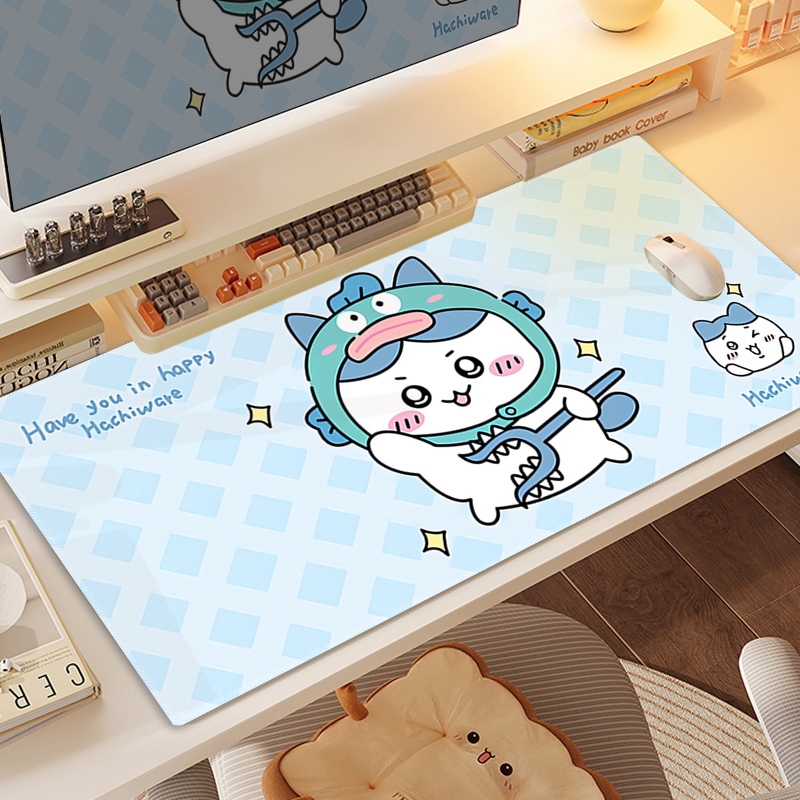 Chiikawa 主題桌墊 布質滑鼠墊-CASEZONE