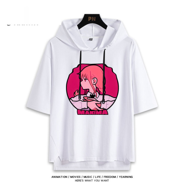 鏈鋸人 連帽短袖T恤