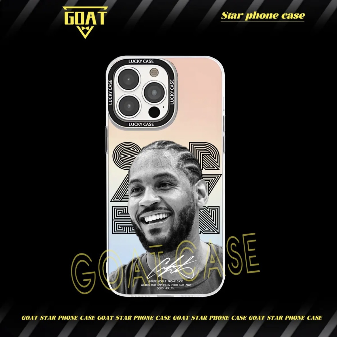 球星肖像｜極光鐳射球星手機殼-CASEZONE