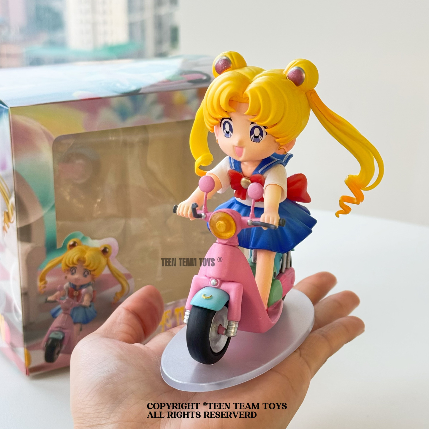 潮玩GK 美少女系列 摩托車電瓶車 水冰月-CASEZONE