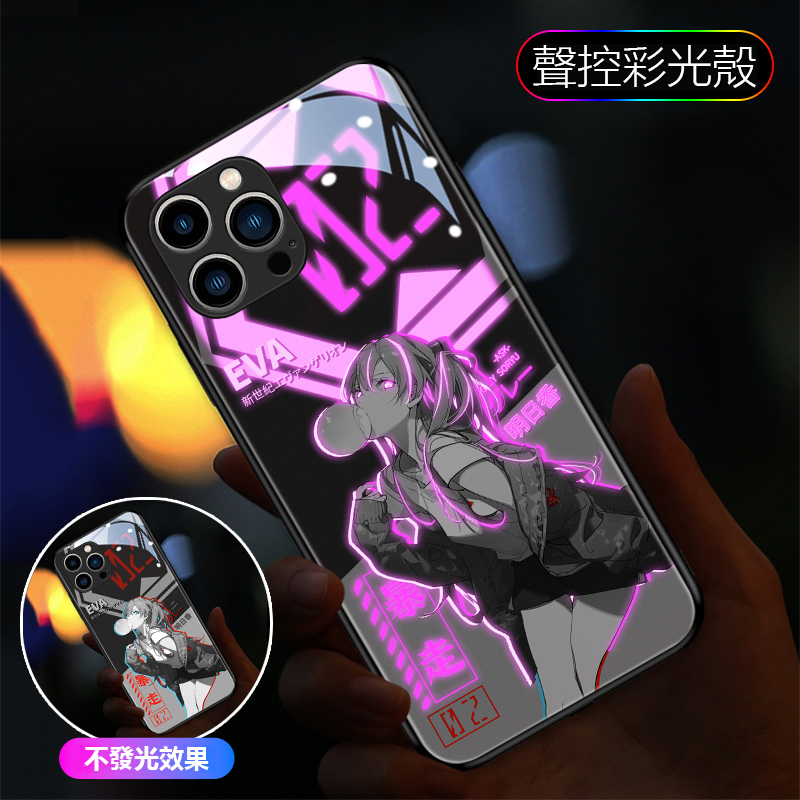 EVA新世紀福音戰士來電閃智能發光手機殼-CASEZONE