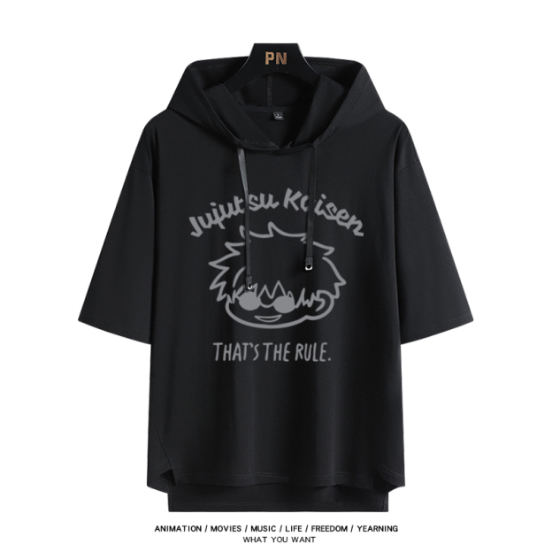 咒術回戰懷玉五條悟夏油傑 連帽短袖T恤