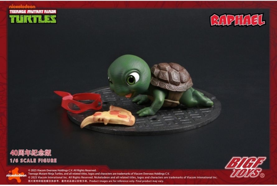 【預購】正版授權 BIGFTOYS 1/6 忍者龜 拉斐爾 40週年紀念款