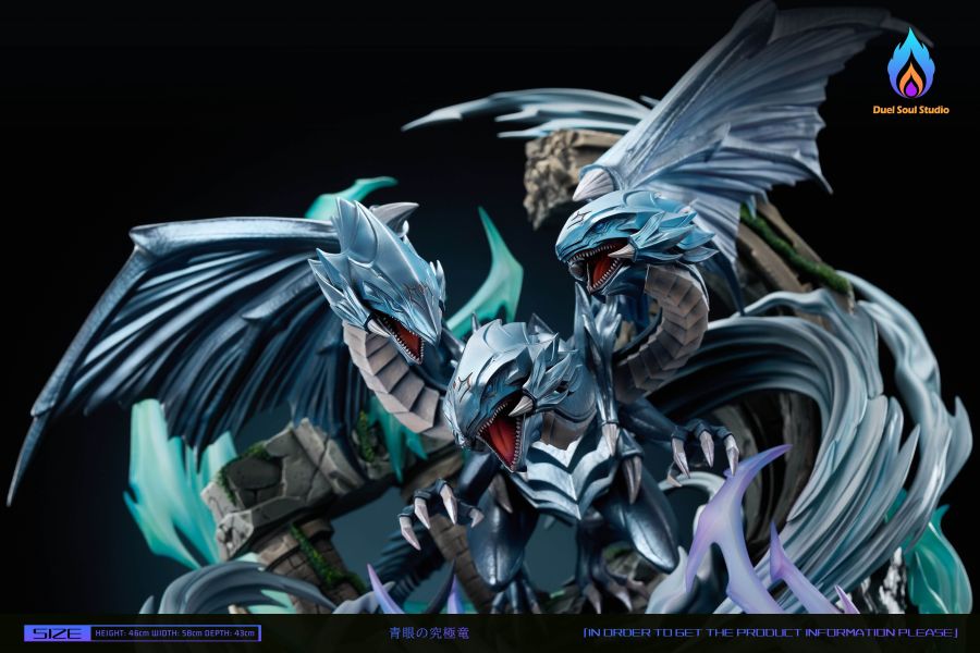 【預購】DS Studio 怪獸召喚系列S級雕像 遊戲王-青眼究極龍的召喚