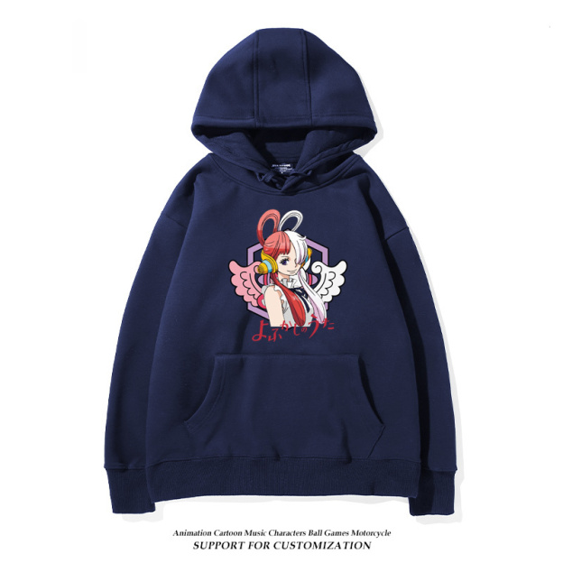 航海王紅髮歌姬烏塔新款 親子情侶男女款連帽衛衣-CASEZONE