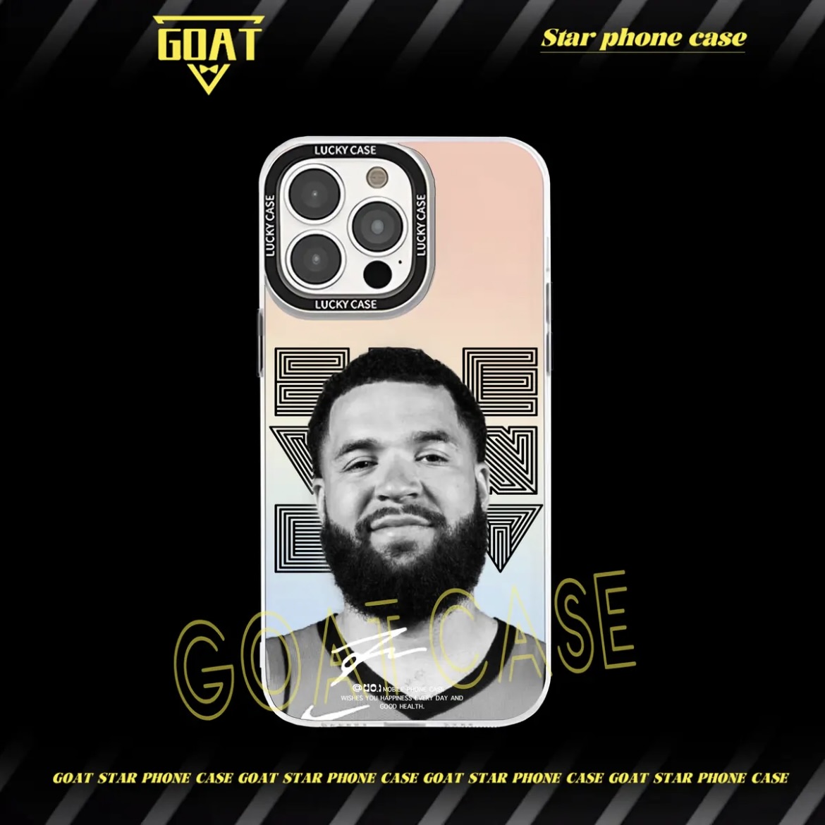 球星肖像｜極光鐳射球星手機殼-CASEZONE