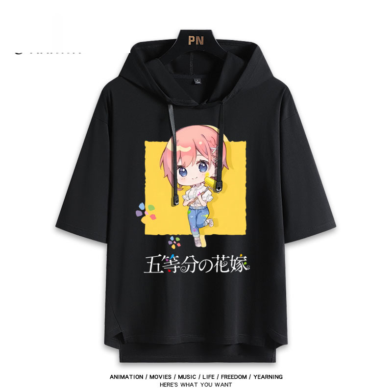 五等分的新娘 連帽短袖T恤