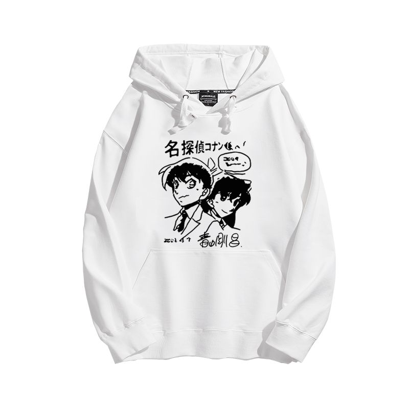 名偵探柯南新款 親子情侶男女款連帽衛衣-CASEZONE