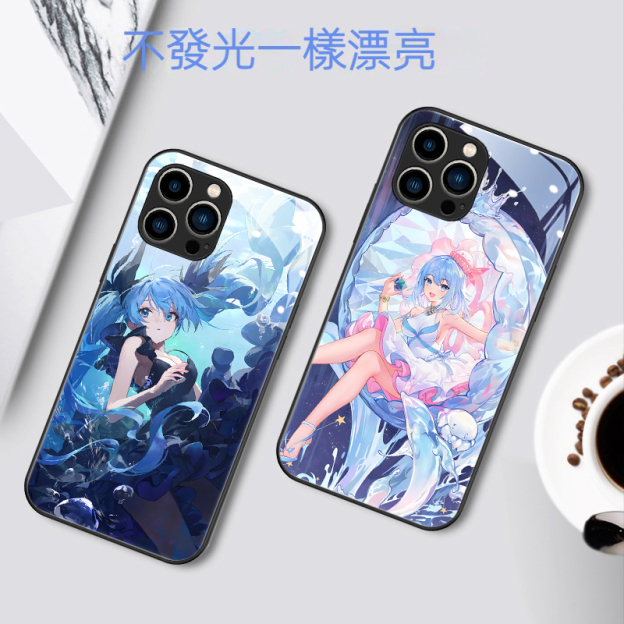 初音未來Miku來電閃智能發光手機殼-CASEZONE