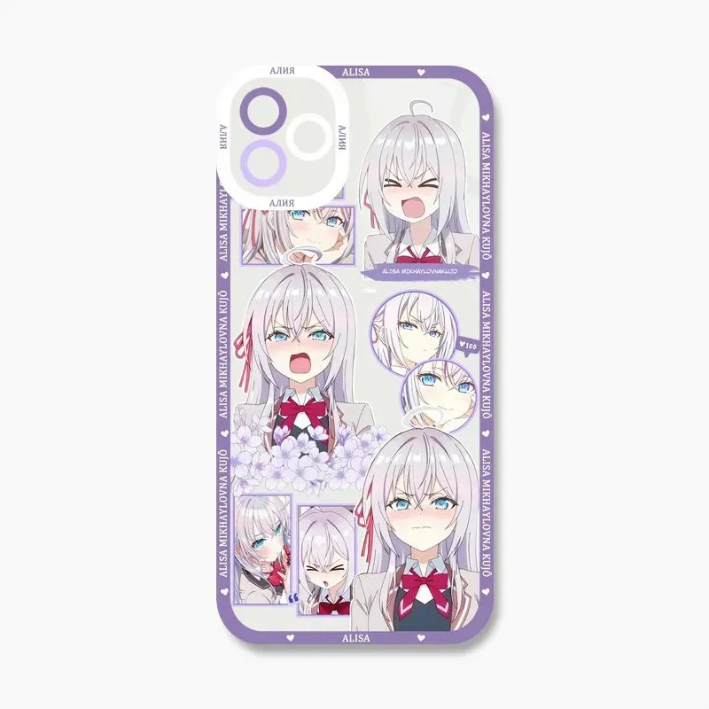 遮羞艾莉透明防摔軟殼-CASEZONE