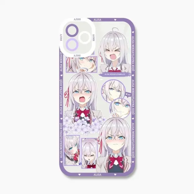 遮羞艾莉透明防摔軟殼-CASEZONE