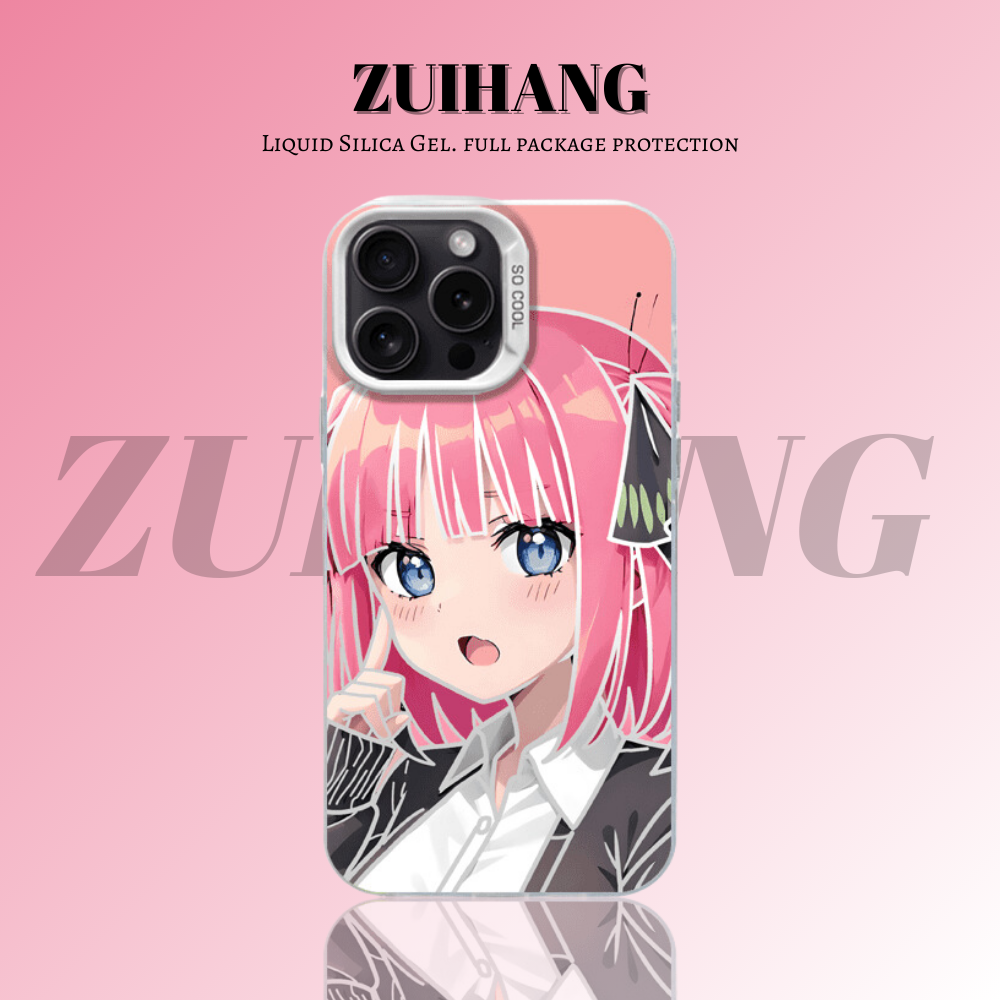 五等分的花嫁彩銀防摔手機殼-CASEZONE