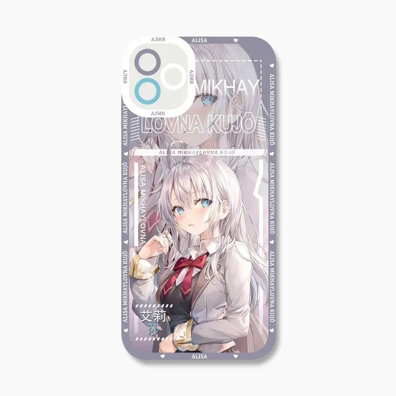 遮羞艾莉透明防摔軟殼-CASEZONE