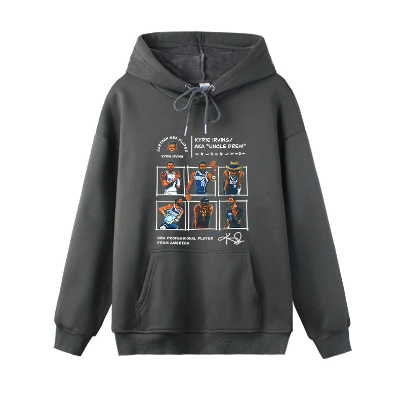 歐文新款 寬鬆百搭 秋冬款 寬鬆連帽衛衣-CASEZONE