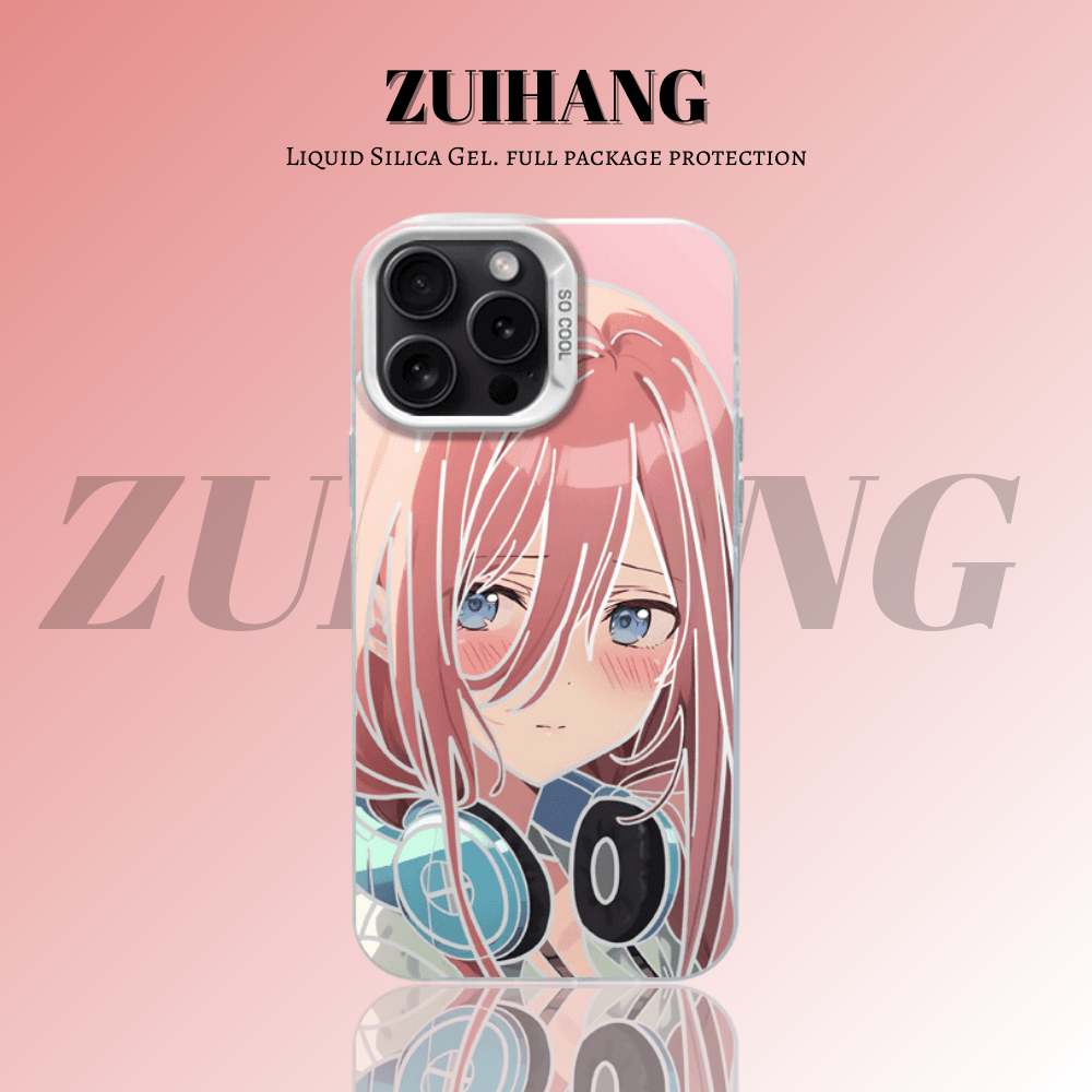 五等分的花嫁彩銀防摔手機殼-CASEZONE