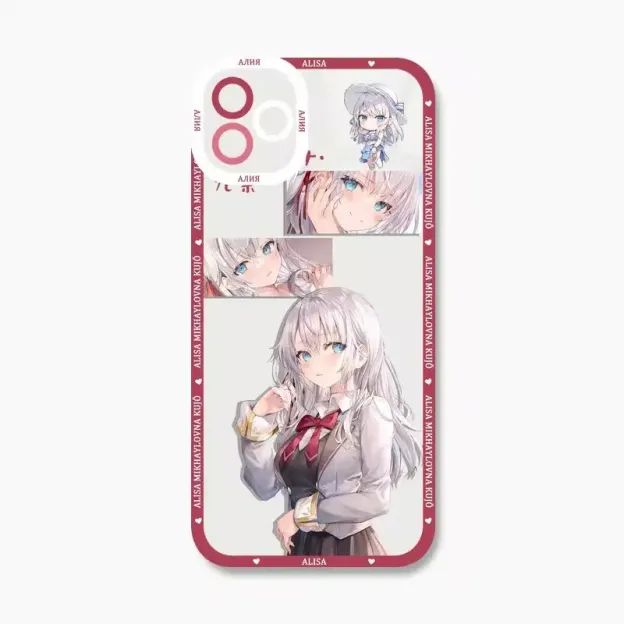 遮羞艾莉透明防摔軟殼-CASEZONE