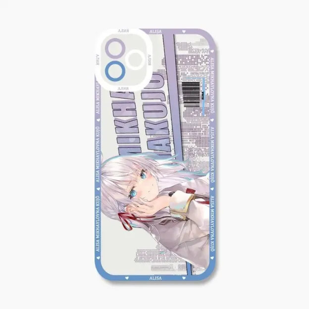 遮羞艾莉透明防摔軟殼-CASEZONE