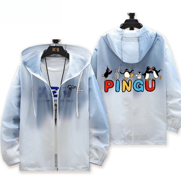 Pingu 輕薄透氣漸變防曬衣外套