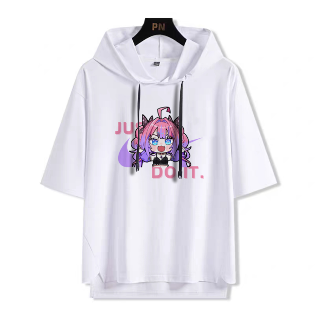 Vtuber HOLOLIVE 潮牌聯名連帽短袖T恤