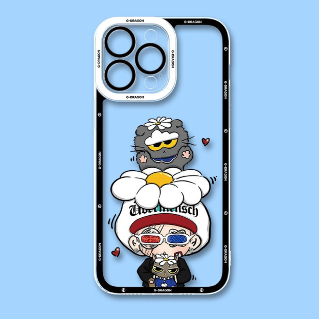 GD權志龍天使眼透明防摔軟殼