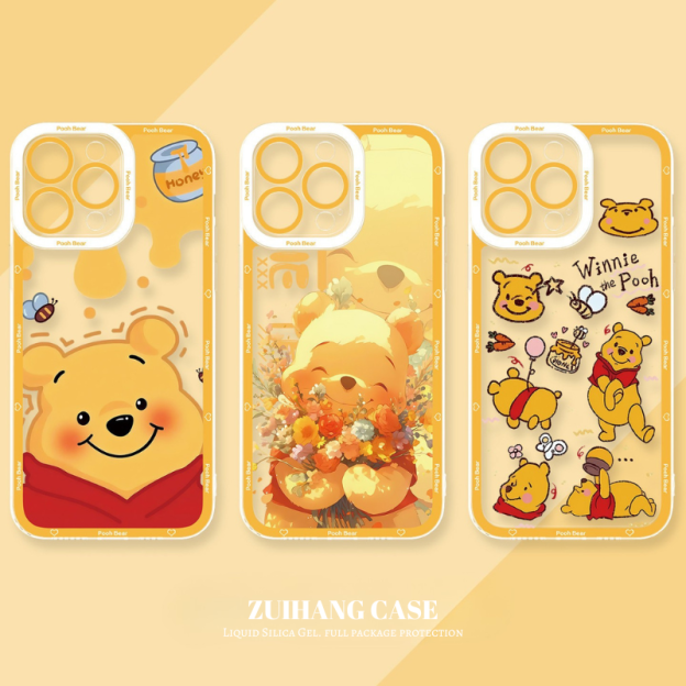 Pooh Bear小熊維尼 天使眼透明手機殼