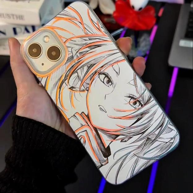 葬送的芙莉蓮極光金漸變手機殼