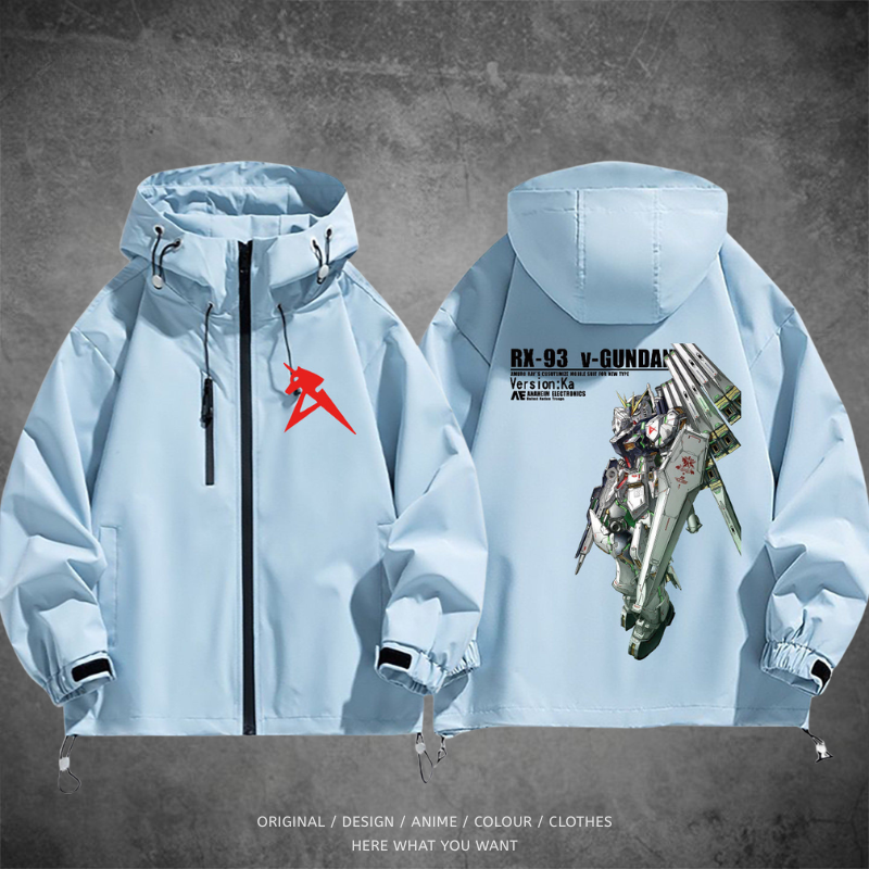 RX-93海牛鋼彈 戶外機能防風防水衝鋒衣