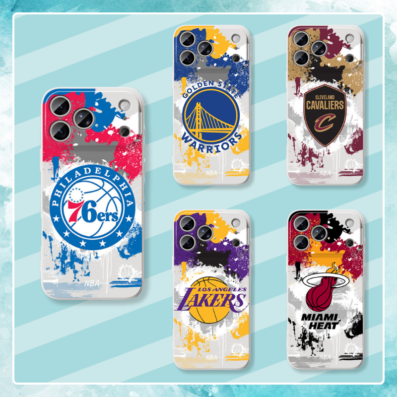 NBA 水墨風液態矽膠手機殼