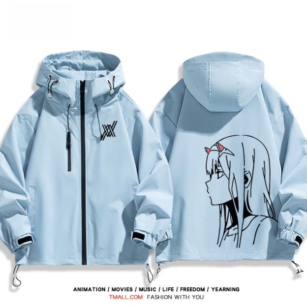 DARLING in the FRANXX國家隊02周邊 男女同款秋冬衝鋒衣