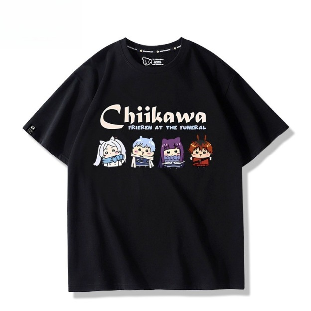 Chiikawa X 葬送的芙莉蓮  印花短袖T恤