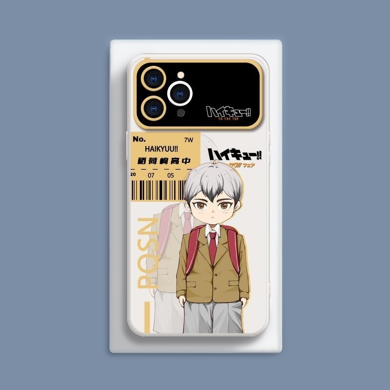 排球少年液態大視窗全包矽膠防摔軟殼-CASEZONE