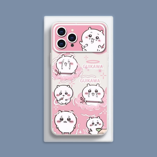 Chiikawa液態大視窗全包矽膠防摔軟殼-CASEZONE