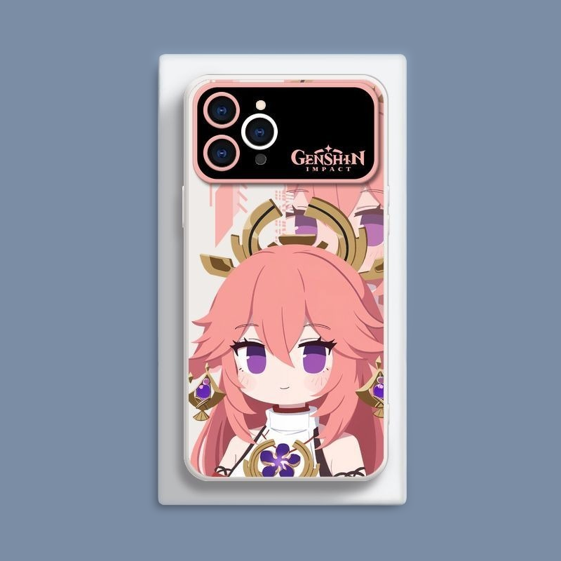 原神Q版液態大視窗全包矽膠防摔軟殼-CASEZONE