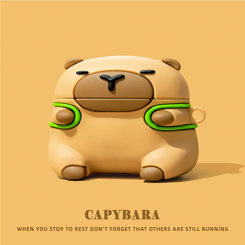 可愛小動物AirPods耳機保護殼-CASEZONE