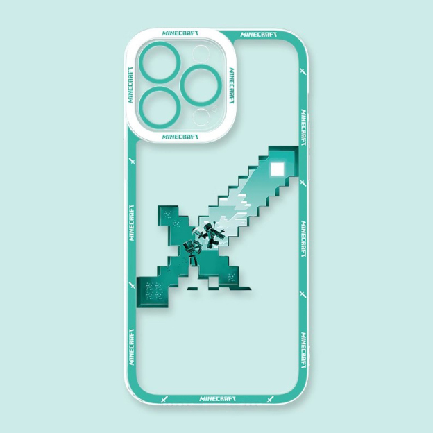 Minecraft我的世界透明防摔軟殼-CASEZONE