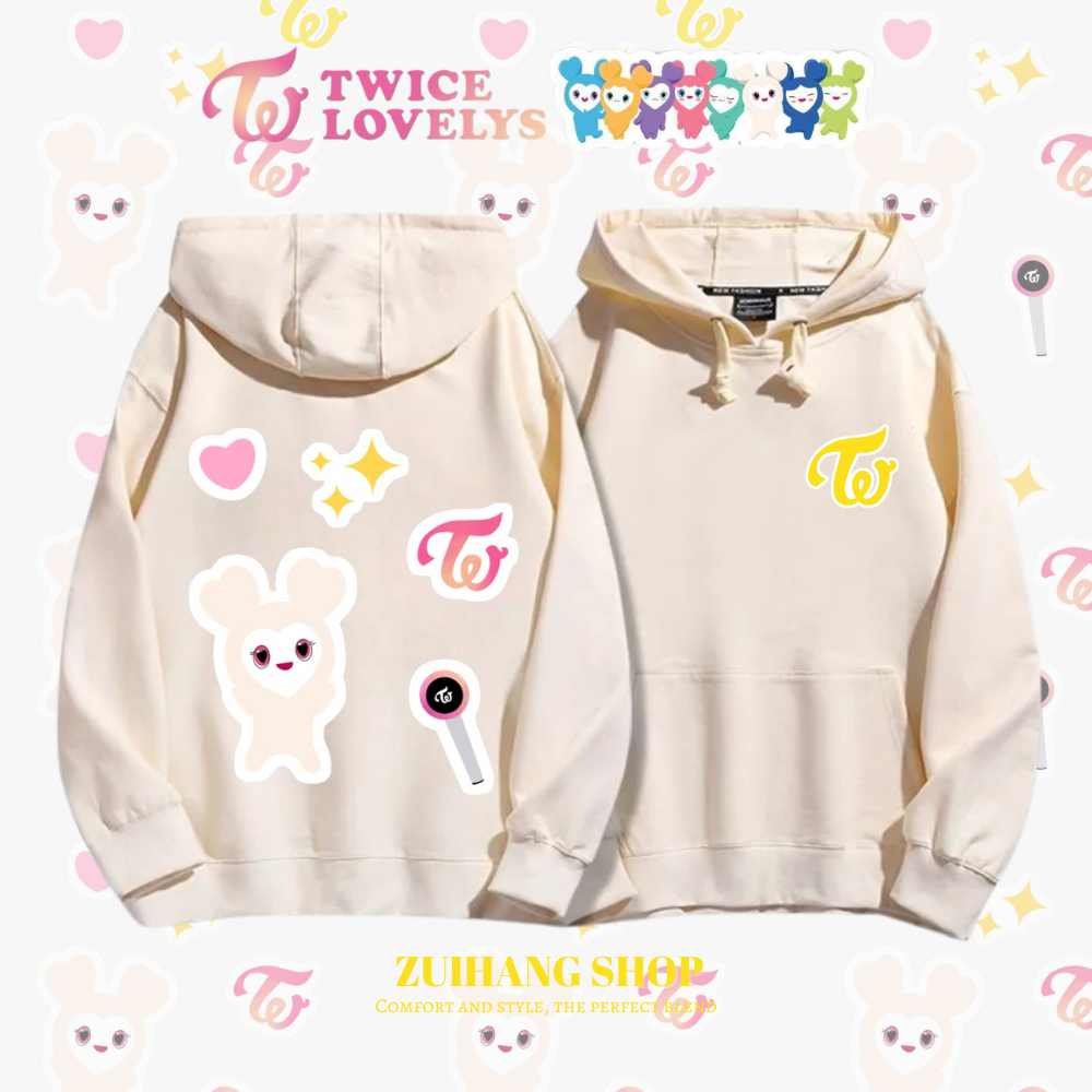 Twicelovely新款 親子情侶男女款連帽衛衣-CASEZONE